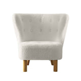 Darrahopens Furniture > Living Room Artiss Armchair Lounge Accent Chair Armchairs Couch Chairs Sofa Bedroom White
