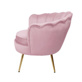 darrahopens Furniture > Living Room Artiss Armchair Lounge Chair Accent Armchairs Retro Single Sofa Velvet Pink