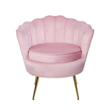 darrahopens Furniture > Living Room Artiss Armchair Lounge Chair Accent Armchairs Retro Single Sofa Velvet Pink
