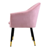 darrahopens Furniture > Living Room Artiss Armchair Lounge Chair Accent Armchairs Retro Single Sofa Velvet Pink Seat