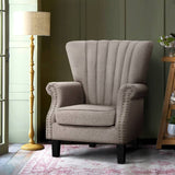 darrahopens Furniture > Living Room Artiss Armchair Lounge Chair Accent Chairs Armchairs Fabric Single Sofa Beige