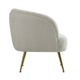 Darrahopens Furniture > Living Room Artiss Armchair Lounge Chair Accent Chairs Armchairs Sherpa Boucle Sofa White