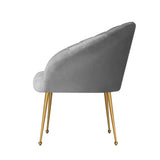 darrahopens Furniture > Living Room Artiss Armchair Lounge Chair Armchairs Accent Chairs Grey Velvet Sofa Couch
