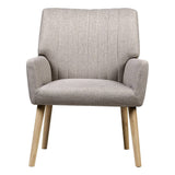 Darrahopens Furniture > Living Room Artiss Armchair Lounge Chair Armchairs Accent Chairs Sofa Couch Fabric Beige