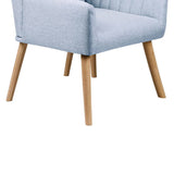 Darrahopens Furniture > Living Room Artiss Armchair Lounge Chair Armchairs Accent Chairs Sofa Couch Fabric Grey