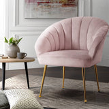 darrahopens Furniture > Living Room Artiss Armchair Lounge Chair Armchairs Accent Chairs Velvet Sofa Pink Couch