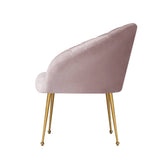 darrahopens Furniture > Living Room Artiss Armchair Lounge Chair Armchairs Accent Chairs Velvet Sofa Pink Couch