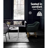 darrahopens Furniture > Living Room Artiss Aston Tub Accent Chair Charcoal