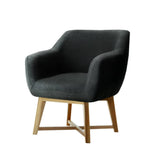 darrahopens Furniture > Living Room Artiss Aston Tub Accent Chair Charcoal
