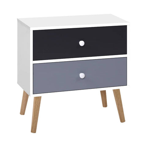 darrahopens Furniture > Living Room Artiss Bedside Tables Drawers Side Table Nightstand Lamp Side Storage Cabinet