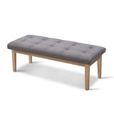 darrahopens Furniture > Living Room Artiss Bench Bedroom Benches Ottoman Upholstered Fabric Chair Foot Stool 120cm