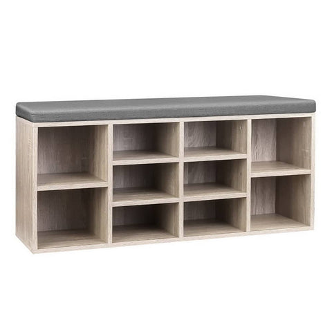 darrahopens Furniture > Living Room Artiss Bench Wooden Shoe Rack Storage