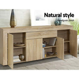 darrahopens Furniture > Living Room Artiss Buffet Sideboard Cabinet Storage 4 Doors Cupboard Hall Wood Hallway Table