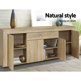 darrahopens Furniture > Living Room Artiss Buffet Sideboard Cabinet Storage 4 Doors Cupboard Hall Wood Hallway Table