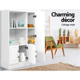 darrahopens Furniture > Living Room Artiss Buffet Sideboard Cabinet Storage Cupboard Doors White Kitchen Hallway
