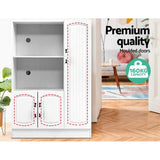 darrahopens Furniture > Living Room Artiss Buffet Sideboard Cabinet Storage Cupboard Doors White Kitchen Hallway