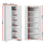 darrahopens Furniture > Living Room Artiss Buffet Sideboard Kitchen Cupboard Storage Cabinet Pantry Wardrobe Shelf