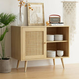 Darrahopens Furniture > Living Room Artiss Buffet Sideboard Rattan Cabinet Storage Shelves Hallway Table Kitchen