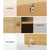 Darrahopens Furniture > Living Room Artiss Buffet Sideboard Rattan Cabinet Storage Shelves Hallway Table Kitchen