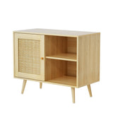 Darrahopens Furniture > Living Room Artiss Buffet Sideboard Rattan Cabinet Storage Shelves Hallway Table Kitchen
