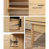 darrahopens Furniture > Living Room Artiss Buffet Sideboard Rattan Furniture Cabinet Storage Hallway Table Kitchen