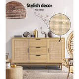 darrahopens Furniture > Living Room Artiss Buffet Sideboard Rattan Furniture Cabinet Storage Hallway Table Kitchen
