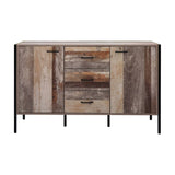 darrahopens Furniture > Living Room Artiss Buffet Sideboard Storage Cabinet Industrial Rustic Wooden