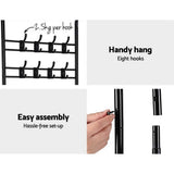 darrahopens Furniture > Living Room Artiss Clothes Rack Coat Stand Garment Portable Hanger Airer Organiser Shoe Storage Metal Black