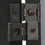 Darrahopens Furniture > Living Room Artiss Clover Room Divider Screen Privacy Wood Dividers Stand 8 Panel Black