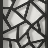 Darrahopens Furniture > Living Room Artiss Clover Room Divider Screen Privacy Wood Dividers Stand 8 Panel Black