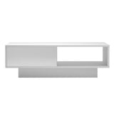 darrahopens Furniture > Living Room Artiss Coffee Table LED Lights High Gloss Storage Drawer Modern Furniture White