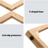 darrahopens Furniture > Living Room Artiss Coffee Table Round Side Tables Nightstand Bedside Furniture Wooden Beige