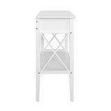 darrahopens Furniture > Living Room Artiss Console Table Hall Side Entry 2 Drawers Display White Desk Furniture