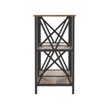 Darrahopens Furniture > Living Room Artiss Console Table Hallway Sofa Table Entry Desk Retro Metal Display Furniture