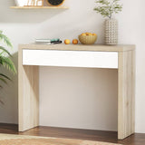 Darrahopens Furniture > Living Room Artiss Console Table Hallway Sofa Table Entry Desk With Storage Drawer 100CM