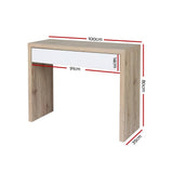 Darrahopens Furniture > Living Room Artiss Console Table Hallway Sofa Table Entry Desk With Storage Drawer 100CM