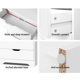 darrahopens Furniture > Living Room Artiss Display Drawer Shelf - White