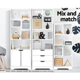 darrahopens Furniture > Living Room Artiss Display Drawer Shelf - White