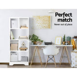 darrahopens Furniture > Living Room Artiss Display Shelf Bookcase Storage Cabinet Bookshelf Bookcase Home Office White