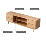 Darrahopens Furniture > Living Room Artiss Entertainment Unit Stand TV Cabinet Storage Drawer Shelf 180cm Wooden