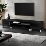 darrahopens Furniture > Living Room Artiss Entertainment Unit with Cabinets - Black