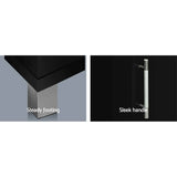 darrahopens Furniture > Living Room Artiss Entertainment Unit with Cabinets - Black