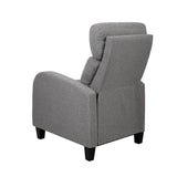 darrahopens Furniture > Living Room Artiss Fabric Reclining Armchair - Grey