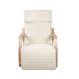 darrahopens Furniture > Living Room Artiss Fabric Rocking Armchair with Adjustable Footrest - Beige