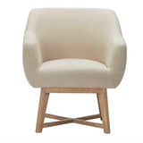 darrahopens Furniture > Living Room Artiss Fabric Tub Lounge Armchair - Beige