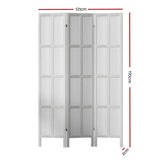Darrahopens Furniture > Living Room Artiss Jade Room Divider Screen Privacy Wood Dividers Stand 3 Panel White