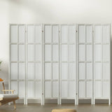 Darrahopens Furniture > Living Room Artiss Jade Room Divider Screen Privacy Wood Dividers Stand 6 Panel White