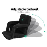 Darrahopens Furniture > Living Room Artiss Lounge Sofa Bed With Armrest Heated Floor Recliner Futon Couch Folding Chair Cushion