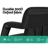 Darrahopens Furniture > Living Room Artiss Lounge Sofa Bed With Armrest Heated Floor Recliner Futon Couch Folding Chair Cushion