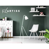 Darrahopens Furniture > Living Room Artiss Lylette Dining Chairs Cafe Chairs PU Leather Padded Seat Set of 2 White